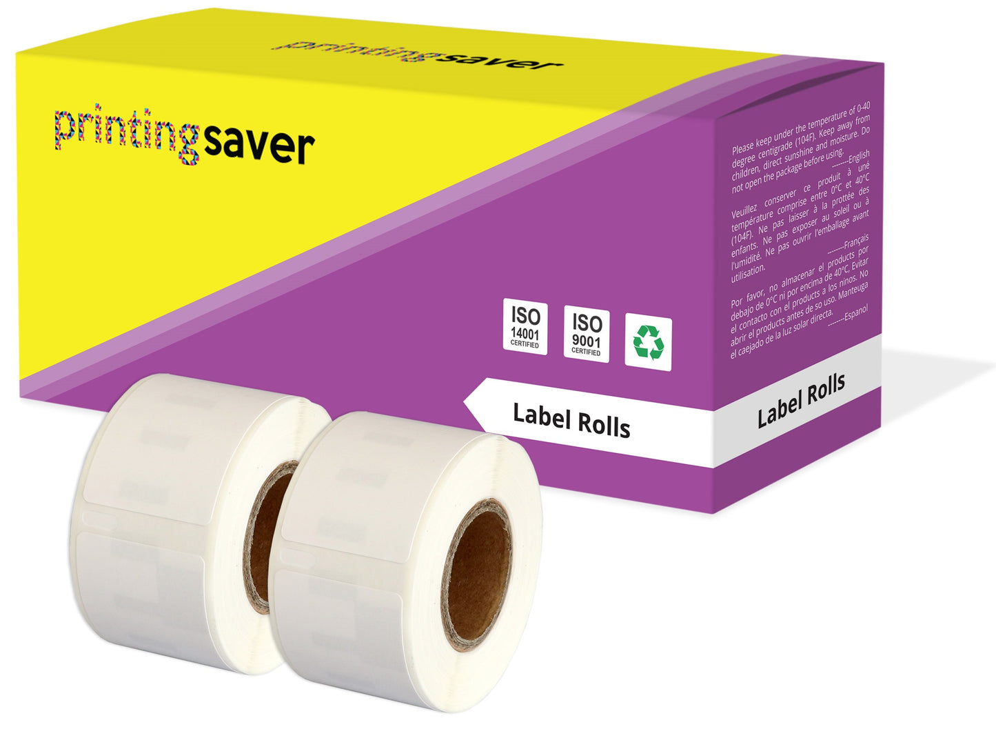 Compatible Roll 99010 S0722370 28mm x 89mm Address Labels for Dymo LabelWriter 450 400 Seiko SLP 450 - Printing Saver