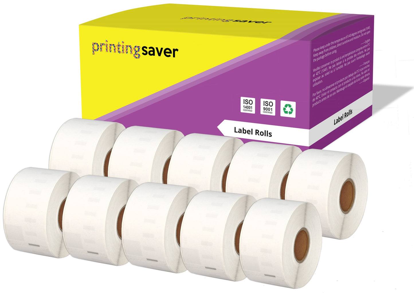 Compatible Roll 99012 S0722400 36mm x 89mm Address Labels for Dymo LabelWriter 450 400 Seiko SLP 450 - Printing Saver