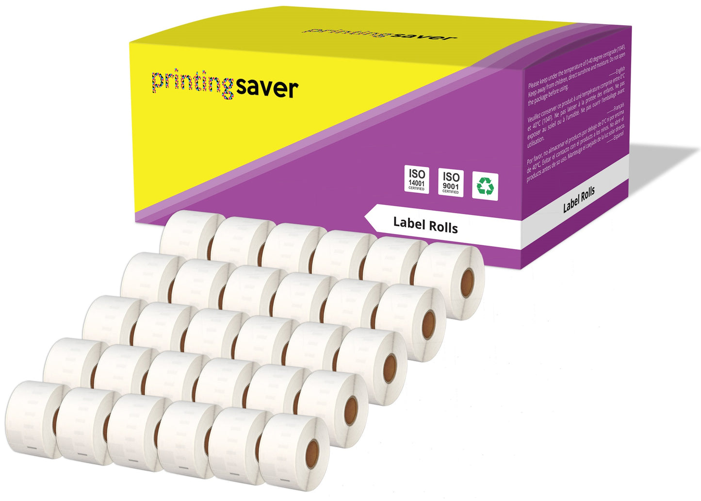 Compatible Roll 99012 S0722400 36mm x 89mm Address Labels for Dymo LabelWriter 450 400 Seiko SLP 450 - Printing Saver