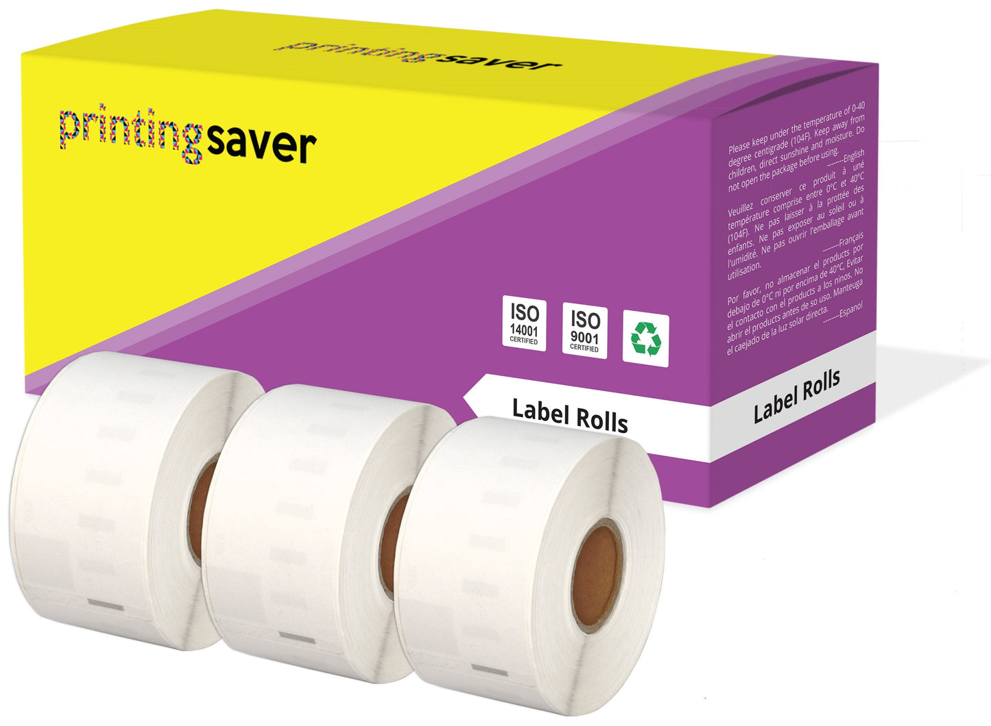 Compatible Roll 99012 S0722400 36mm x 89mm Address Labels for Dymo LabelWriter 450 400 Seiko SLP 450 - Printing Saver