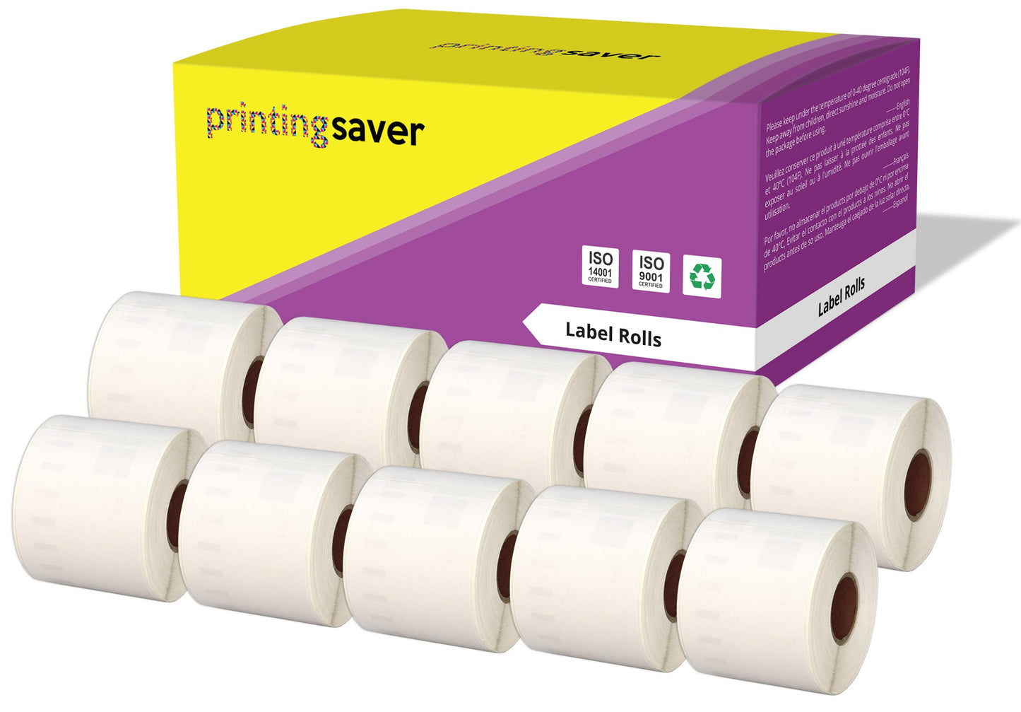 Compatible Roll 99014 S0722430 54mm x 101mm Address Labels for Dymo LabelWriter 300 320 400 450 Turbo - Printing Saver