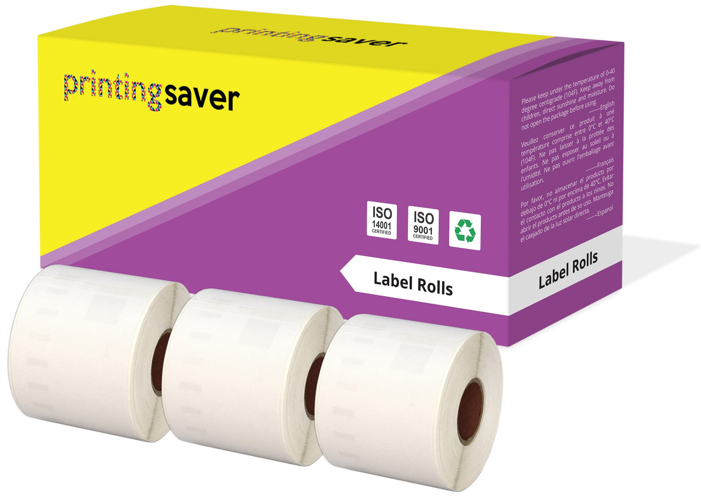 Compatible Roll 99014 S0722430 54mm x 101mm Address Labels for Dymo LabelWriter 300 320 400 450 Turbo - Printing Saver