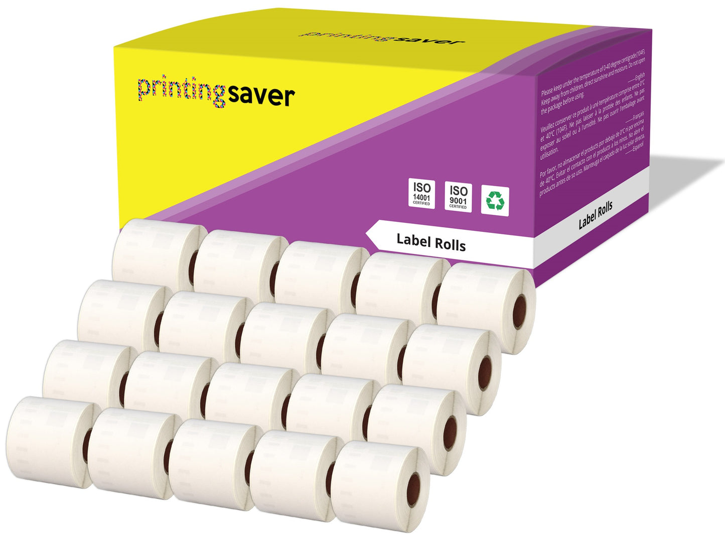Compatible Roll 99014 S0722430 54mm x 101mm Address Labels for Dymo LabelWriter 300 320 400 450 Turbo - Printing Saver