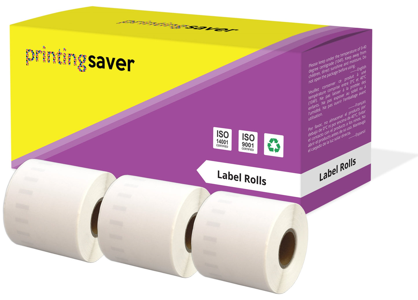 Compatible Roll 99019 S0722480 59mm x 190mm Address Labels for Dymo LabelWriter 300 320 400 450 Turbo - Printing Saver