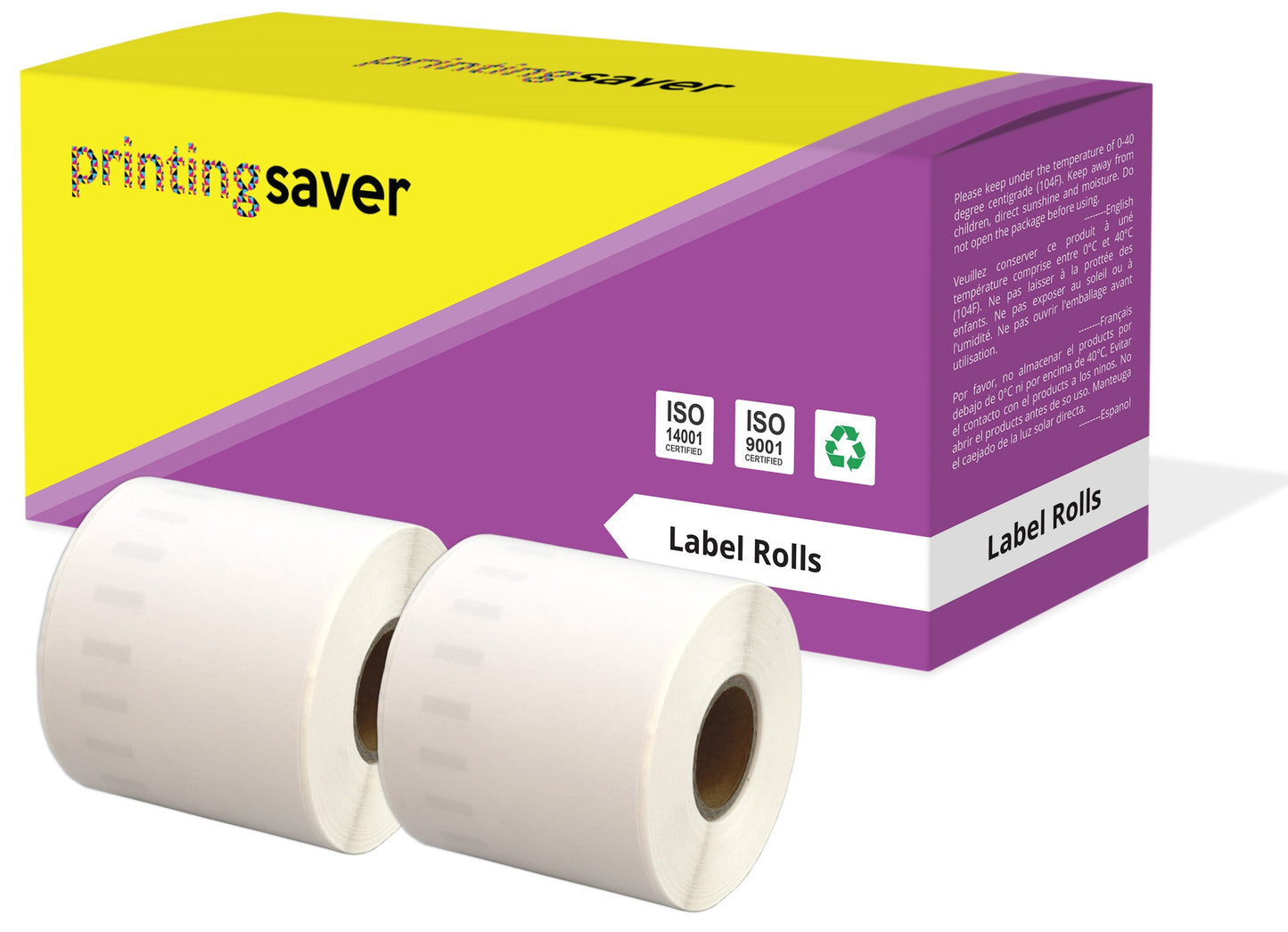 Compatible Roll 99019 S0722480 59mm x 190mm Address Labels for Dymo LabelWriter 300 320 400 450 Turbo - Printing Saver