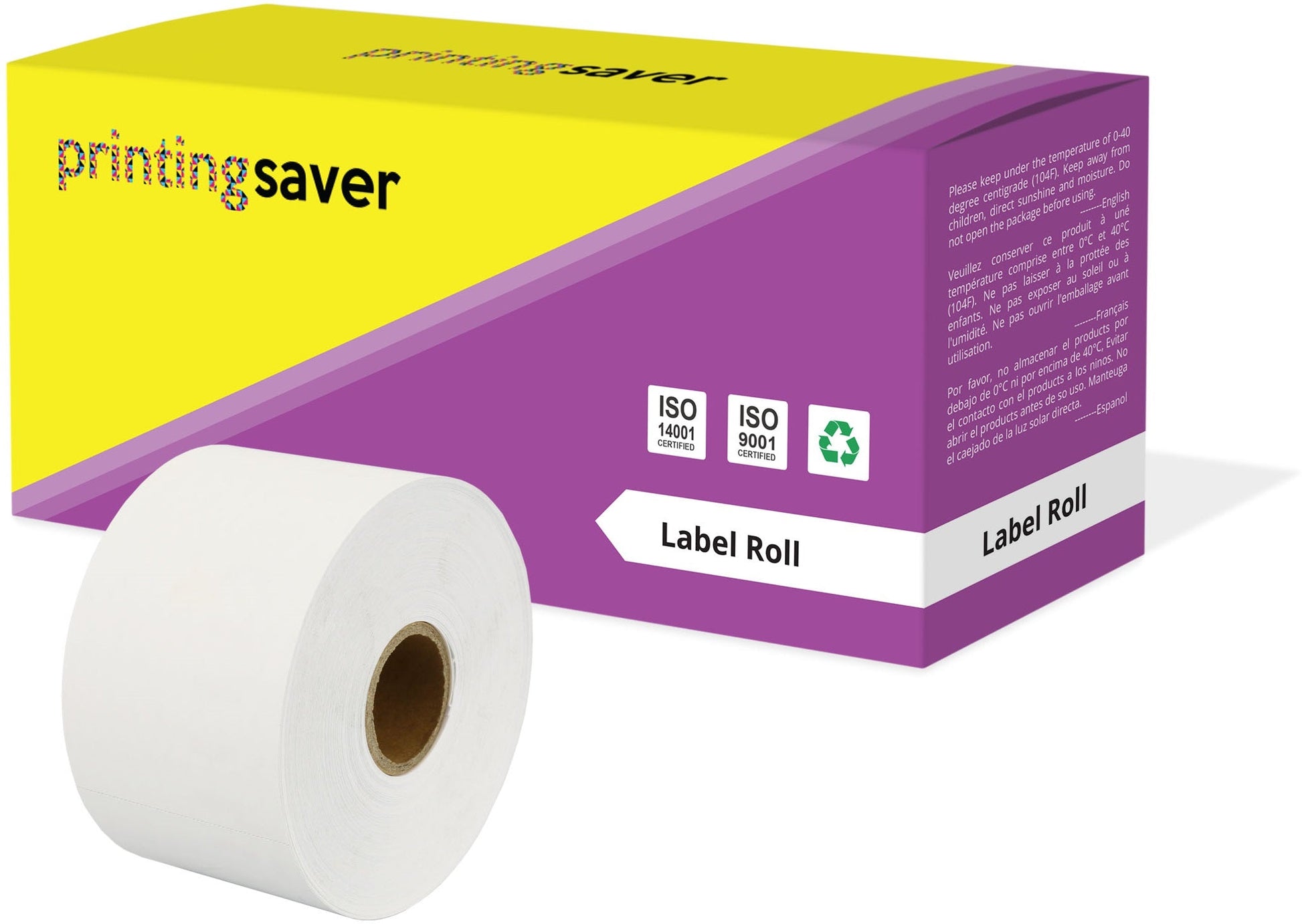 Compatible Roll S0929100 51mm x 89mm Labels for Dymo LabelWriter 450 400 Seiko SLP 450 - Printing Saver