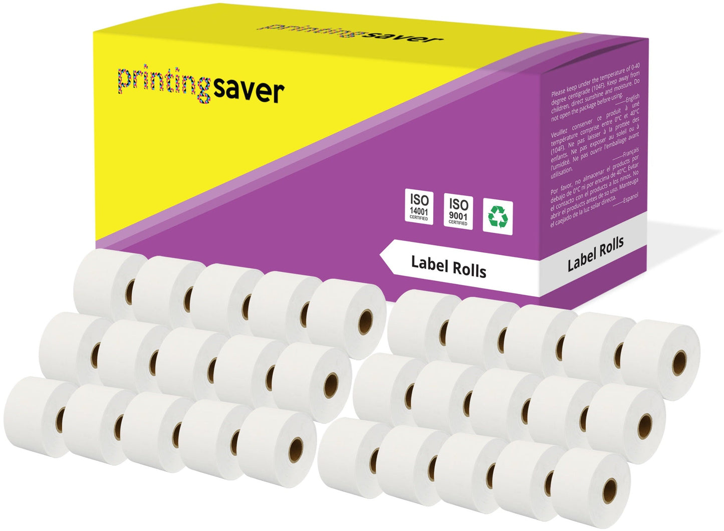 Compatible Roll S0929100 51mm x 89mm Labels for Dymo LabelWriter 450 400 Seiko SLP 450 - Printing Saver