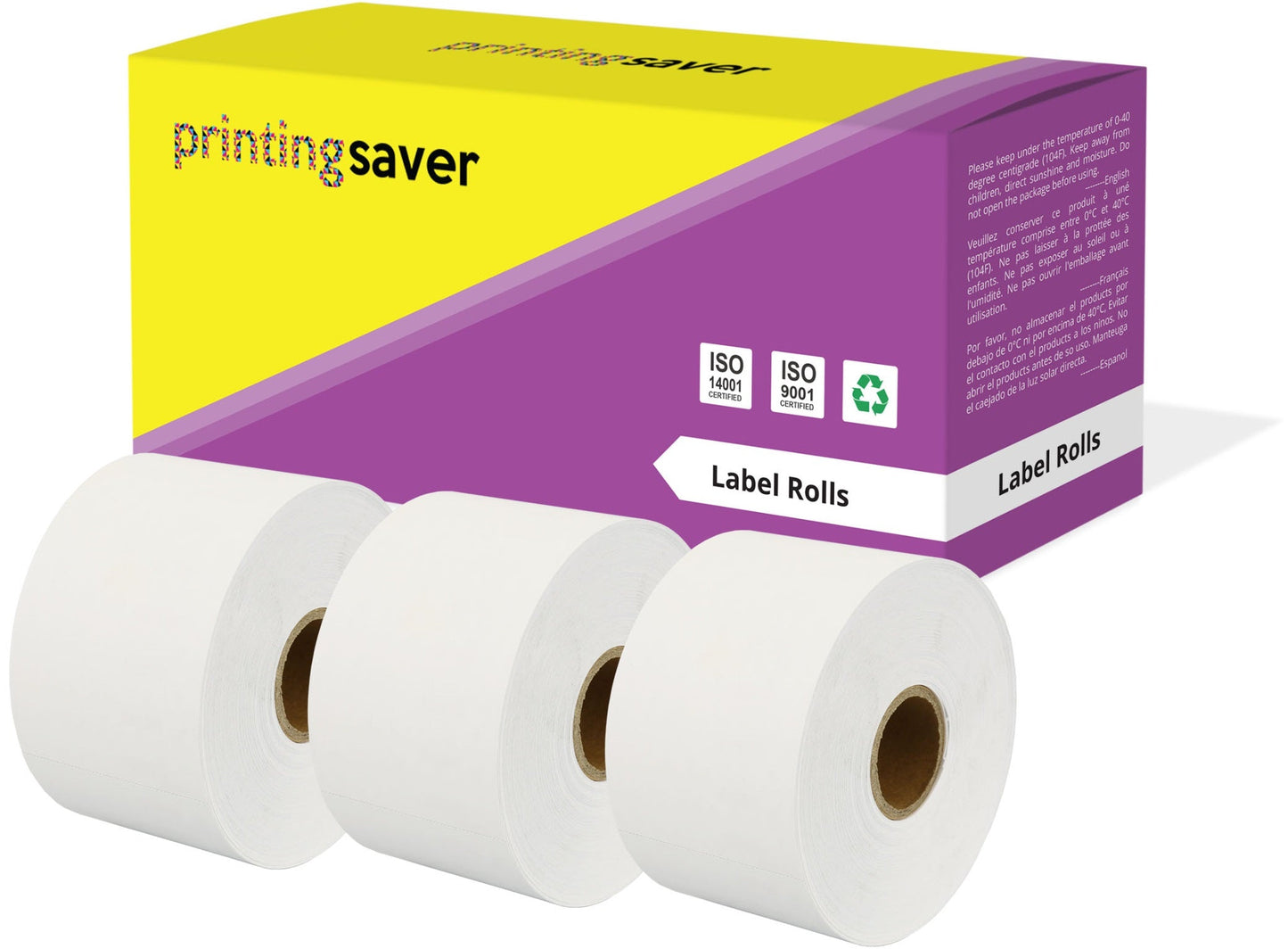 Compatible Roll S0929100 51mm x 89mm Labels for Dymo LabelWriter 450 400 Seiko SLP 450 - Printing Saver