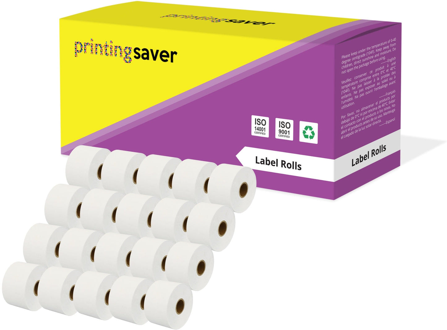 Compatible Roll S0929100 51mm x 89mm Labels for Dymo LabelWriter 450 400 Seiko SLP 450 - Printing Saver