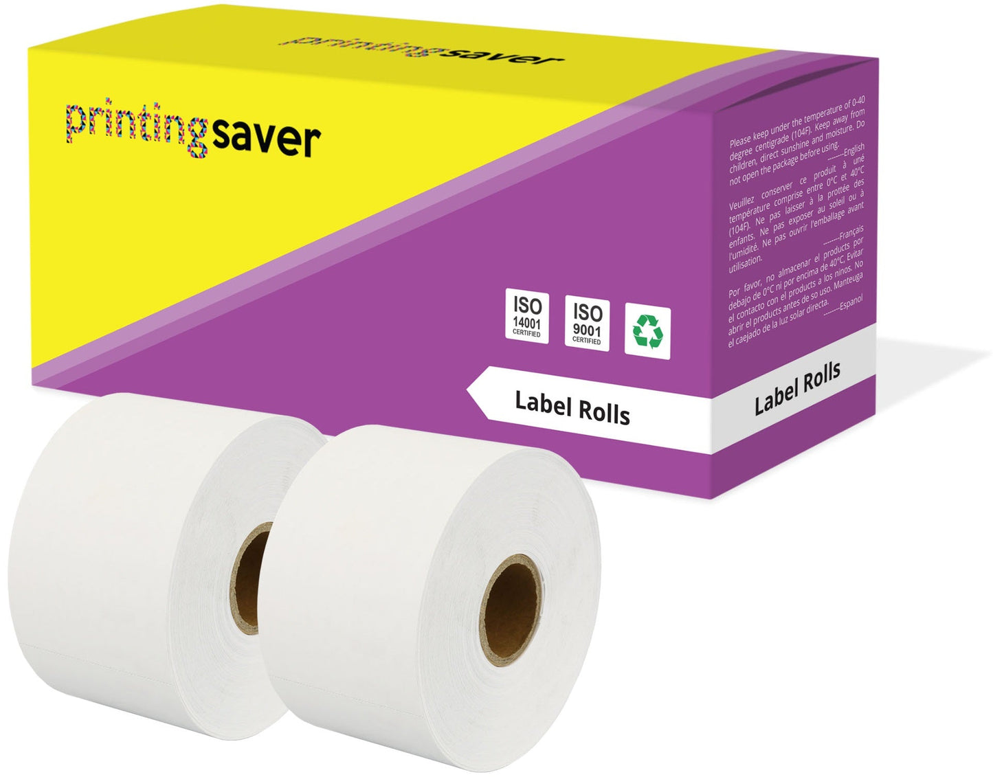 Compatible Roll S0929100 51mm x 89mm Labels for Dymo LabelWriter 450 400 Seiko SLP 450 - Printing Saver