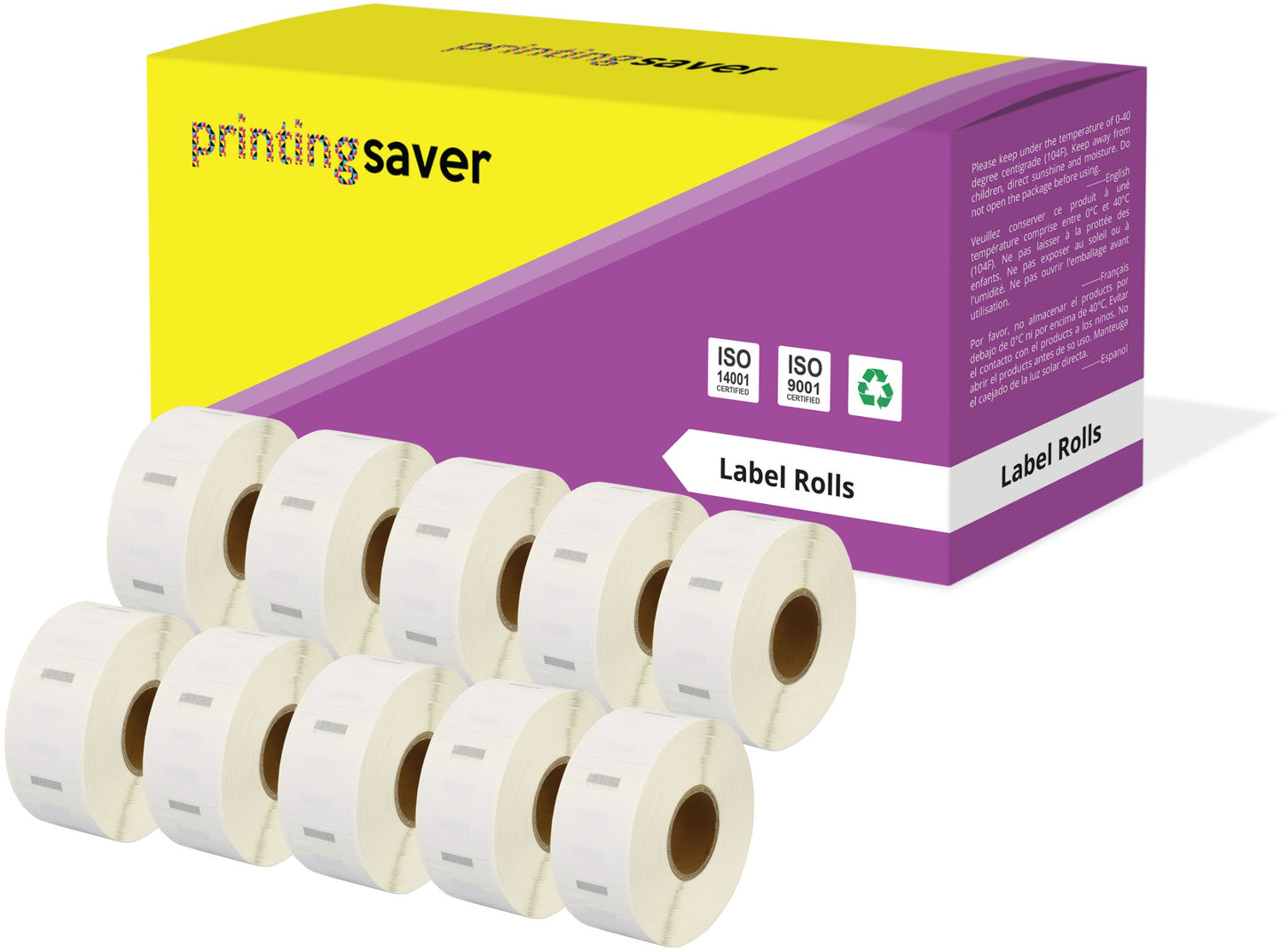 Compatible Roll S0929120 25mm x 25mm Labels for Dymo LabelWriter 300 320 400 450 Turbo - Printing Saver