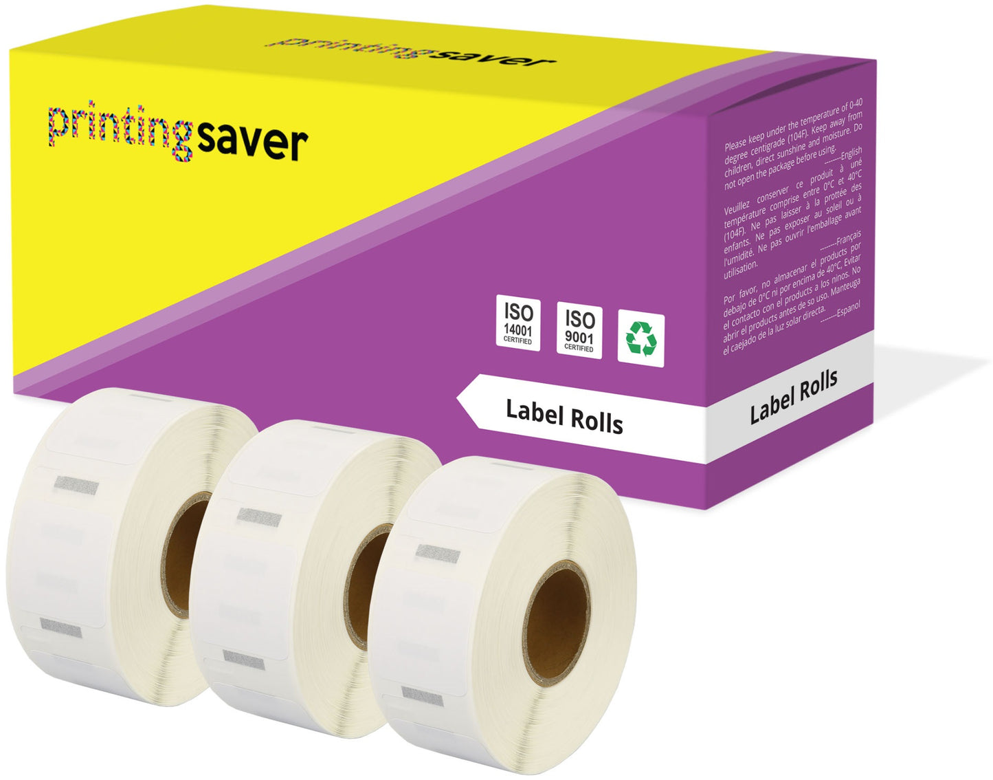 Compatible Roll S0929120 25mm x 25mm Labels for Dymo LabelWriter 300 320 400 450 Turbo - Printing Saver