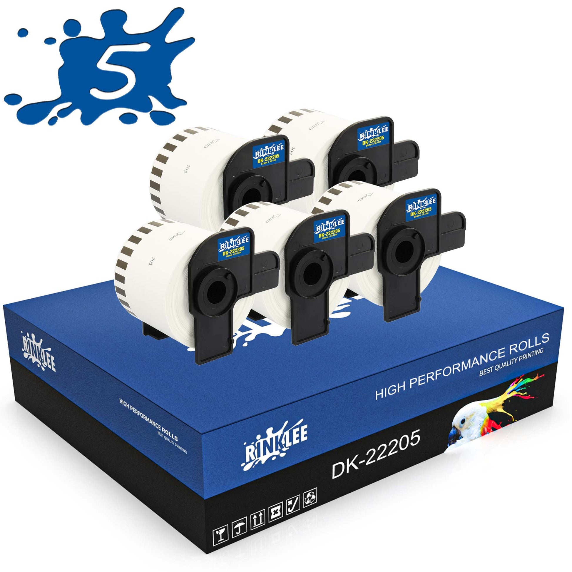 Compatible BROTHER DK-22205 DK22205 Labels