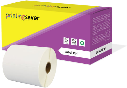 Compatible Roll 100mm x 50mm White Direct Thermal Labels for Zebra GK420d ZD420 TLP 2844 Citizen CL-S521 - Printing Saver