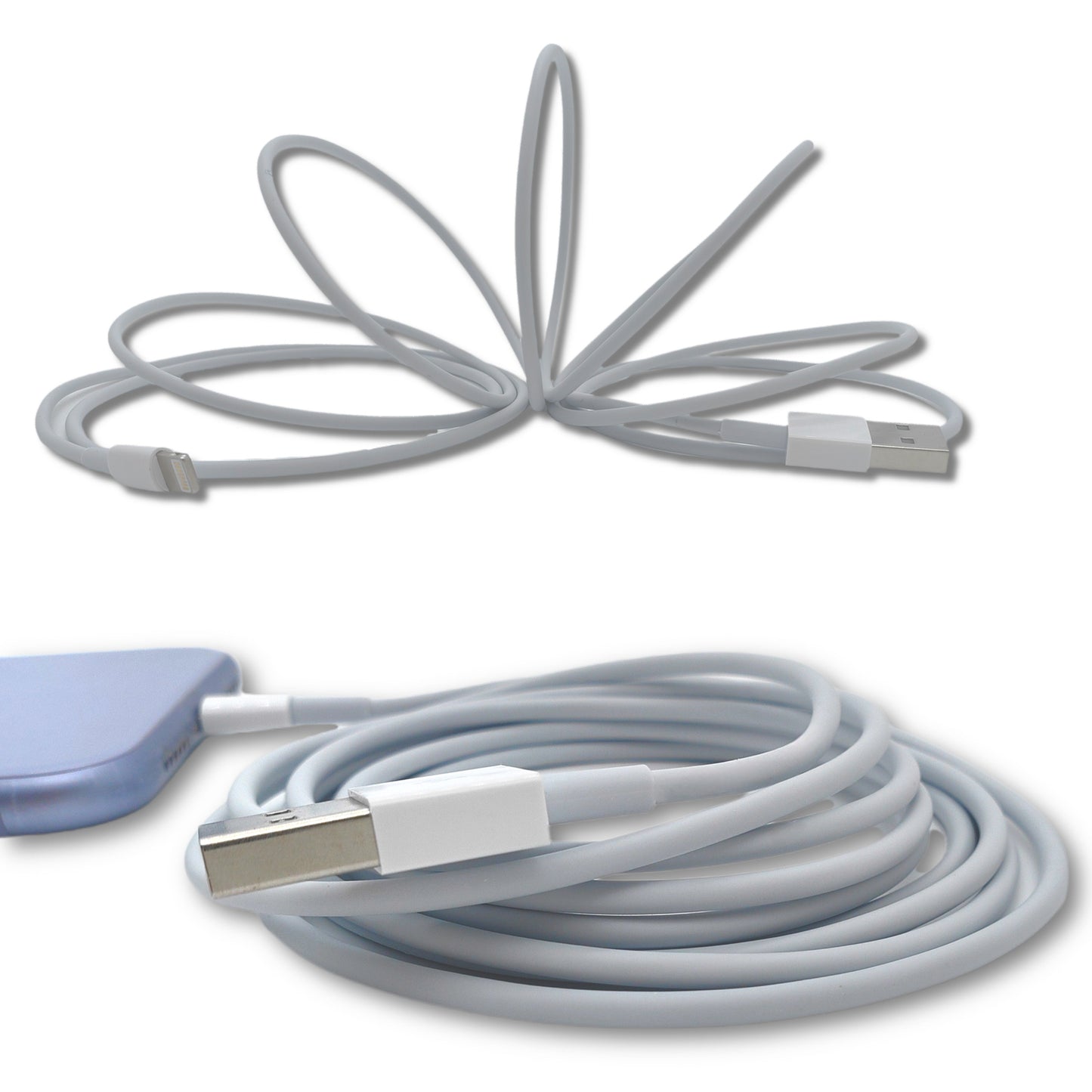 2 Pack 2M Charger Cable for iPhone  Lightning Cable Fast Charging Cord High Speed Data Sync Apple Charger Cable for iPhone 14 13 12 11 Pro/Pro Max XR XS X 8 7 6 Plus