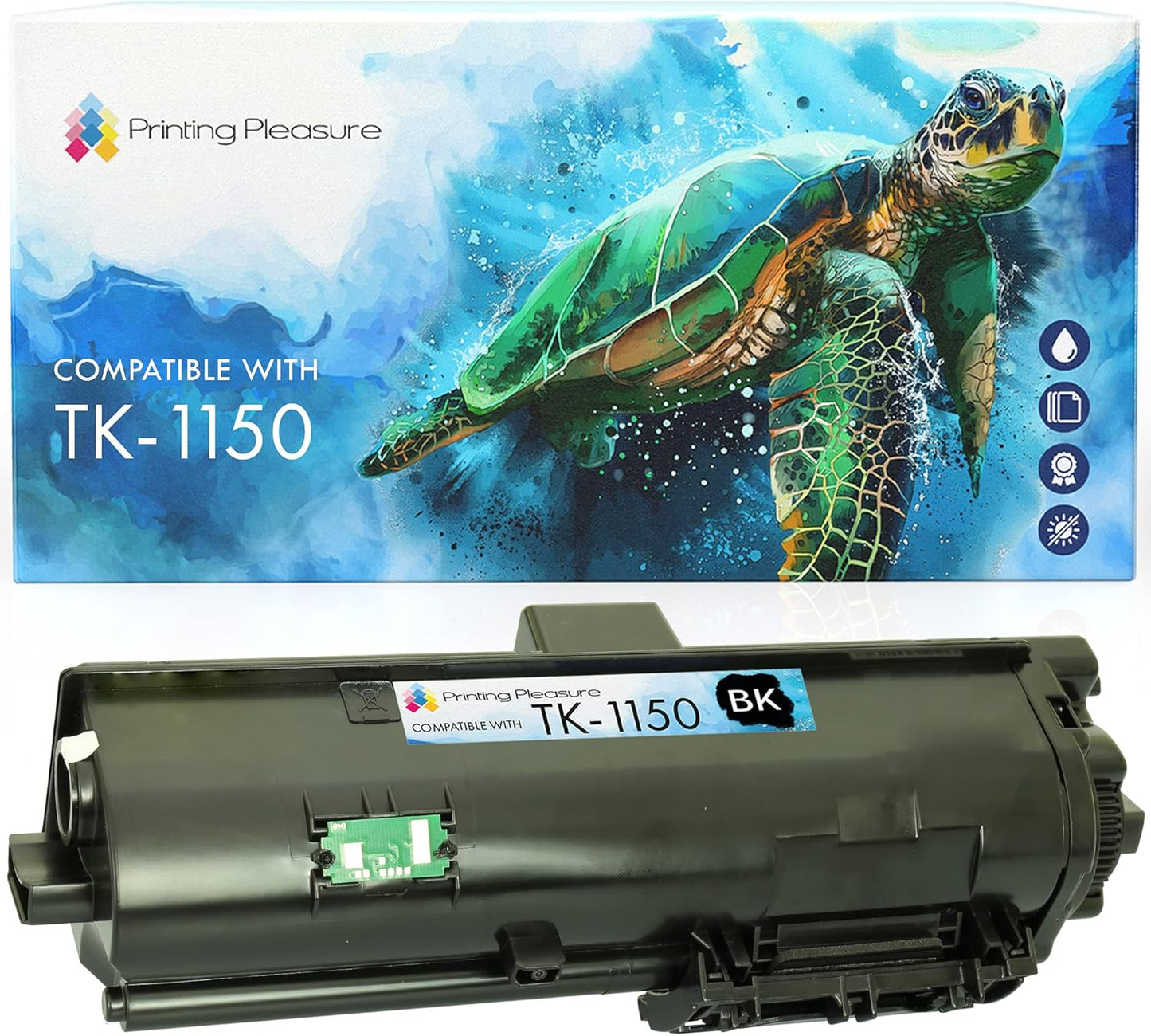 TK1150 Toner Compatible with Kyocera ECOSYS M2135dn P2235dn P2235dw P2235d M2635dn M2735dw - Black, High Capacity (3,000 Pages) - Printing Saver