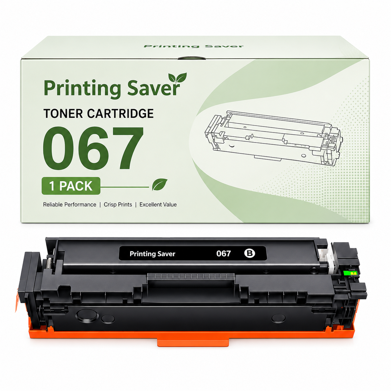 067 CRG-067 Black Toner Cartridge with Chip for Canon Printers