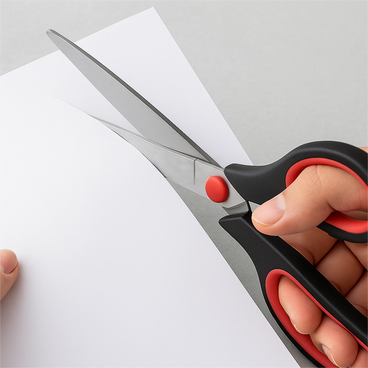 Multipurpose Stainless Steel Office Scissors, Comfort Grip, PVD Coated, 3 Pack, Multicolor