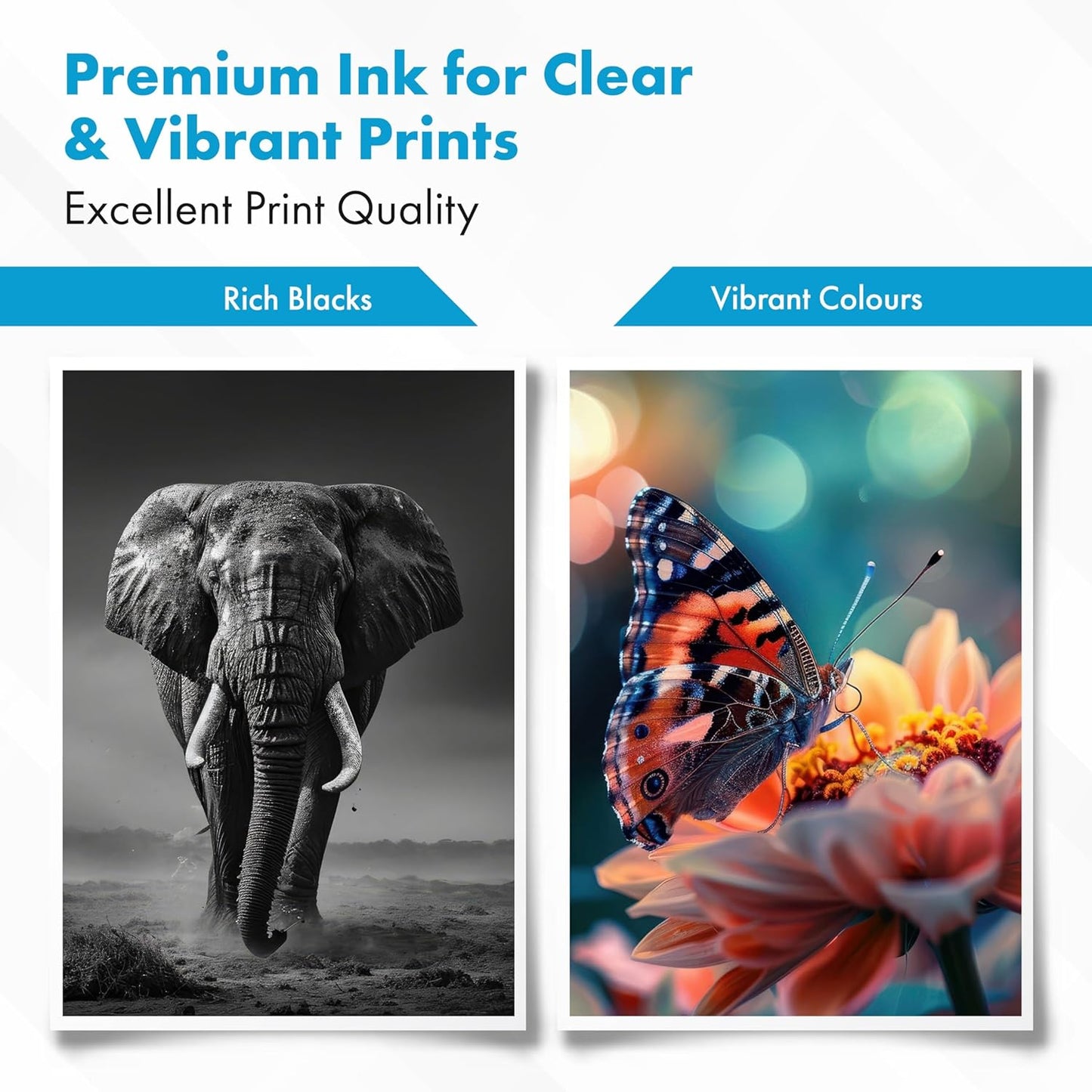 903 XL Multipack Ink Cartridges Replacement for HP 903 XL with Upgraded Chip Compatible for HP Officejet Pro 6970 6960 Officejet 6950 6960 All-in-One Inkjet (1x Black XL & 1x C/M/Y) - Printing Saver