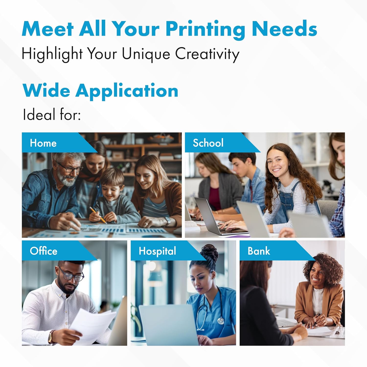 903 XL Multipack Ink Cartridges Replacement for HP 903 XL with Upgraded Chip Compatible for HP Officejet Pro 6970 6960 Officejet 6950 6960 All-in-One Inkjet (1x Black XL & 1x C/M/Y) - Printing Saver