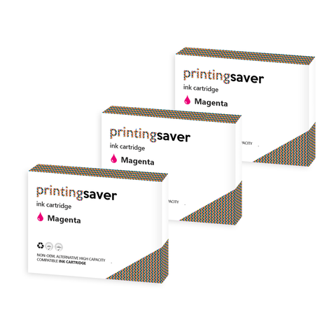 Printing Saver HP 10 & HP 11 (black, cyan, magenta, yellow) compatible ink cartridges for HP Designjet 100, Business Inkjet, 2800, Officejet Pro K850 - Printing Saver