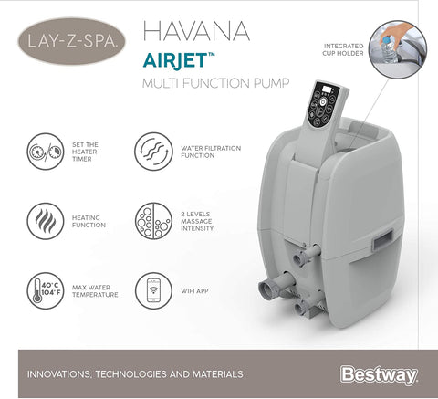Bestway Lay-Z-Spa Whirlpool Havana Airjet with App Control