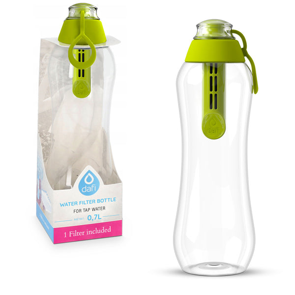 Dafi Filter Water Bottle 0.7L - Dark green