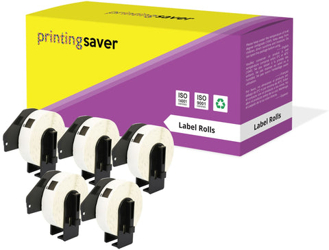 Compatible Roll DK11203 DK-11203 17mm x 87mm File Folder Labels for Brother P-Touch QL-1050 QL-550 QL-500 QL-570 - Printing Saver