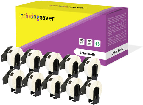 Compatible Roll DK11203 DK-11203 17mm x 87mm File Folder Labels for Brother P-Touch QL-1050 QL-550 QL-500 QL-570 - Printing Saver