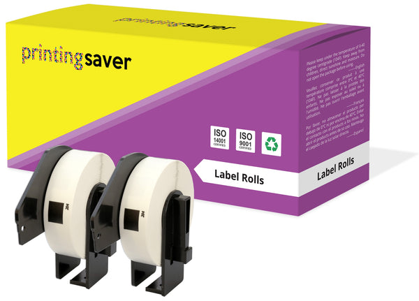 Compatible Roll DK11204 DK-11204 17mm x 54mm Address Labels for Brother P-Touch QL-1050 QL-550 QL-500 QL-570 - Printing Saver