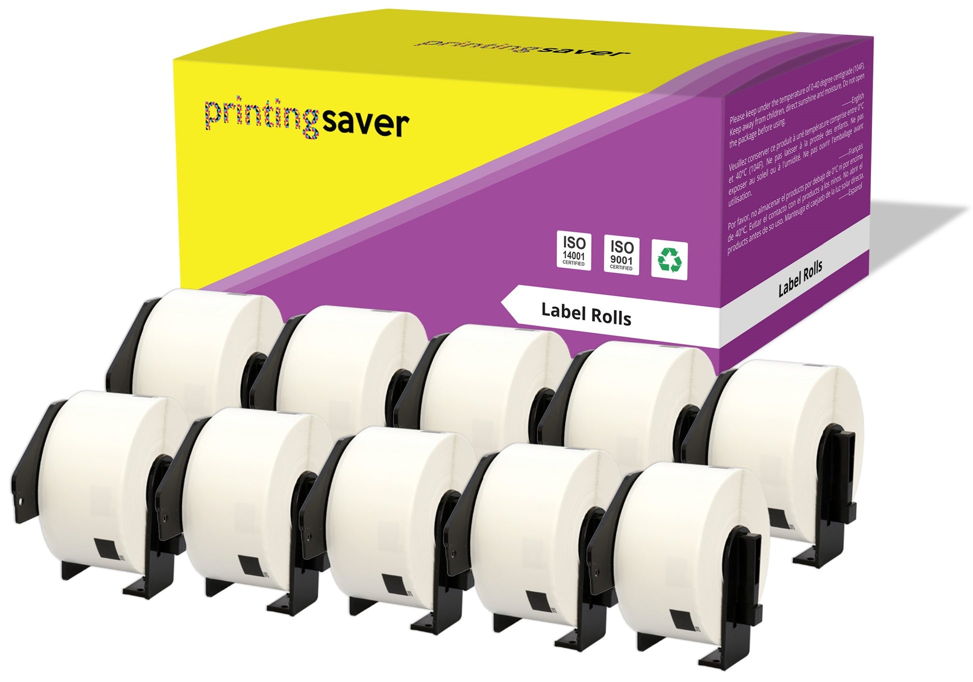 Compatible Roll DK11208 DK-11208 38mm x 90mm Address Labels for Brother P-Touch QL-1050 QL-550 QL-500 QL-570 - Printing Saver