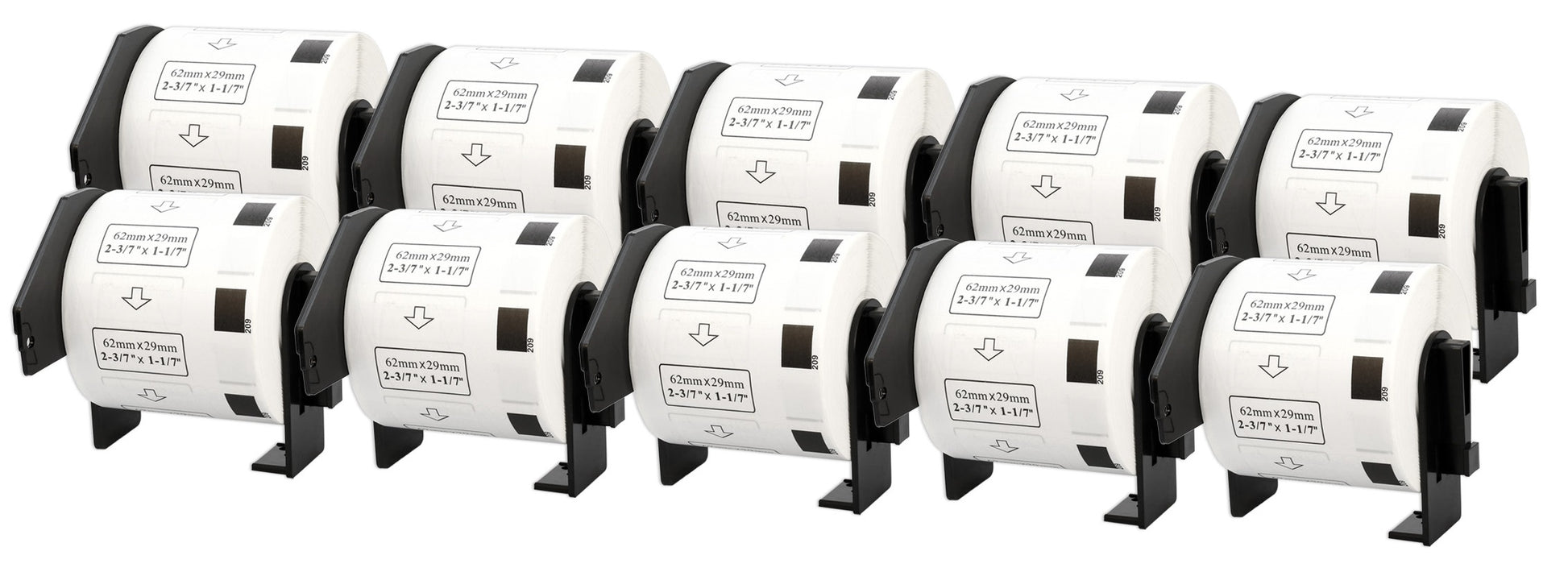 DK-11209 29 x 62 mm Compatible Address Labels Roll for Brother P-Touch QL-1100 QL-1060N QL-500 QL-700 QL-800 - Printing Saver