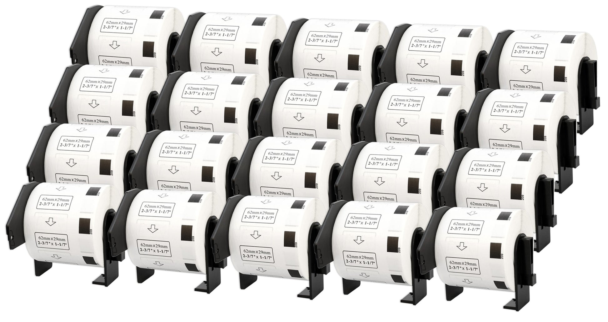 DK-11209 29 x 62 mm Compatible Address Labels Roll for Brother P-Touch QL-1100 QL-1060N QL-500 QL-700 QL-800 - Printing Saver