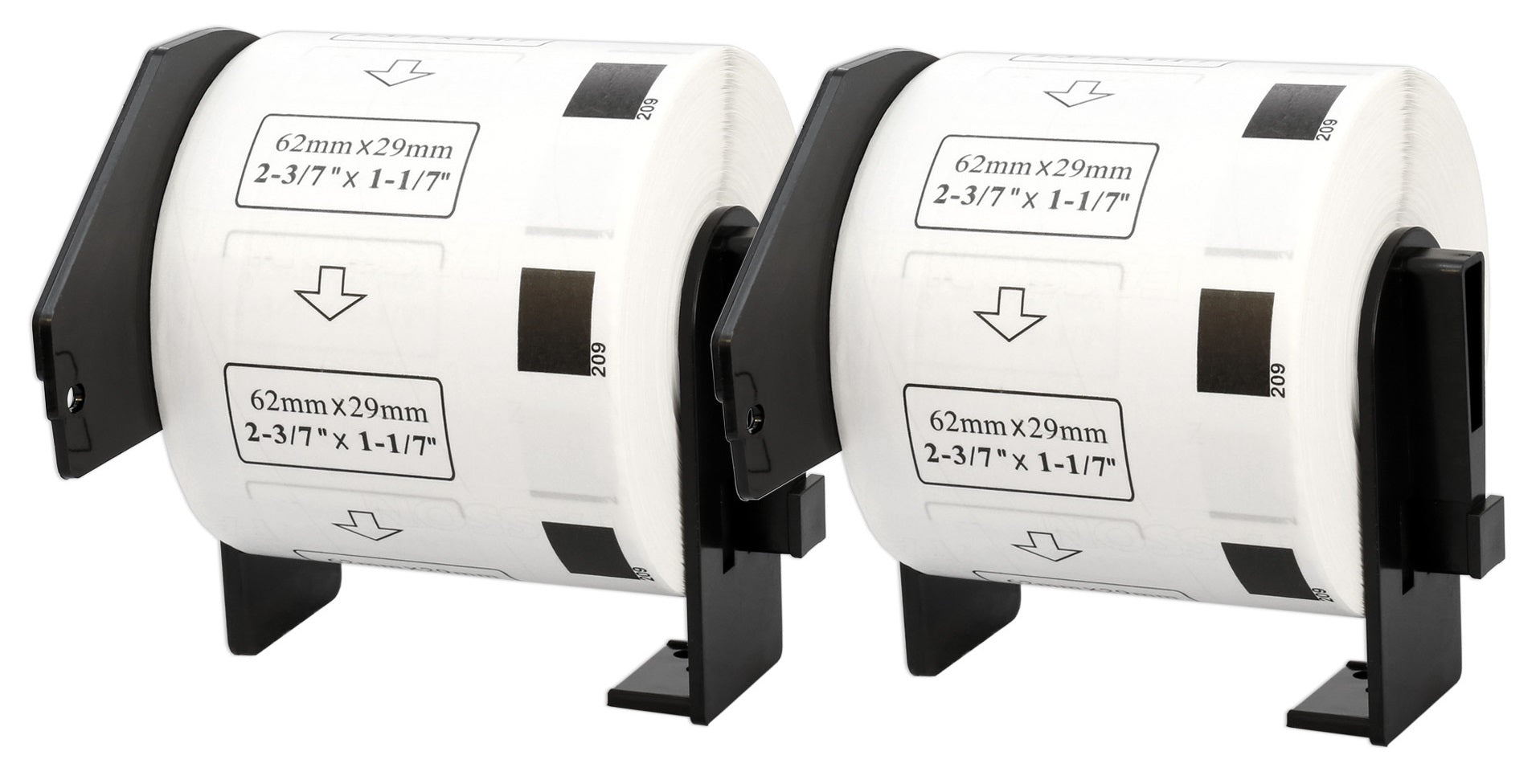 DK-11209 29 x 62 mm Compatible Address Labels Roll for Brother P-Touch QL-1100 QL-1060N QL-500 QL-700 QL-800 - Printing Saver