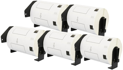 DK-11240 102 x 51 mm Compatible Barcode Labels Roll for Brother P-Touch QL-1050, QL-1050N, QL-1060N, QL-1100, QL-1110NWB - Printing Saver