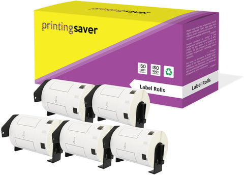 Compatible Roll DK11240 DK-11240 102mm x 51mm Barcode Labels for Brother P-Touch QL-1050 QL-1050N QL-1060N QL-1100 QL-1110NWB - Printing Saver