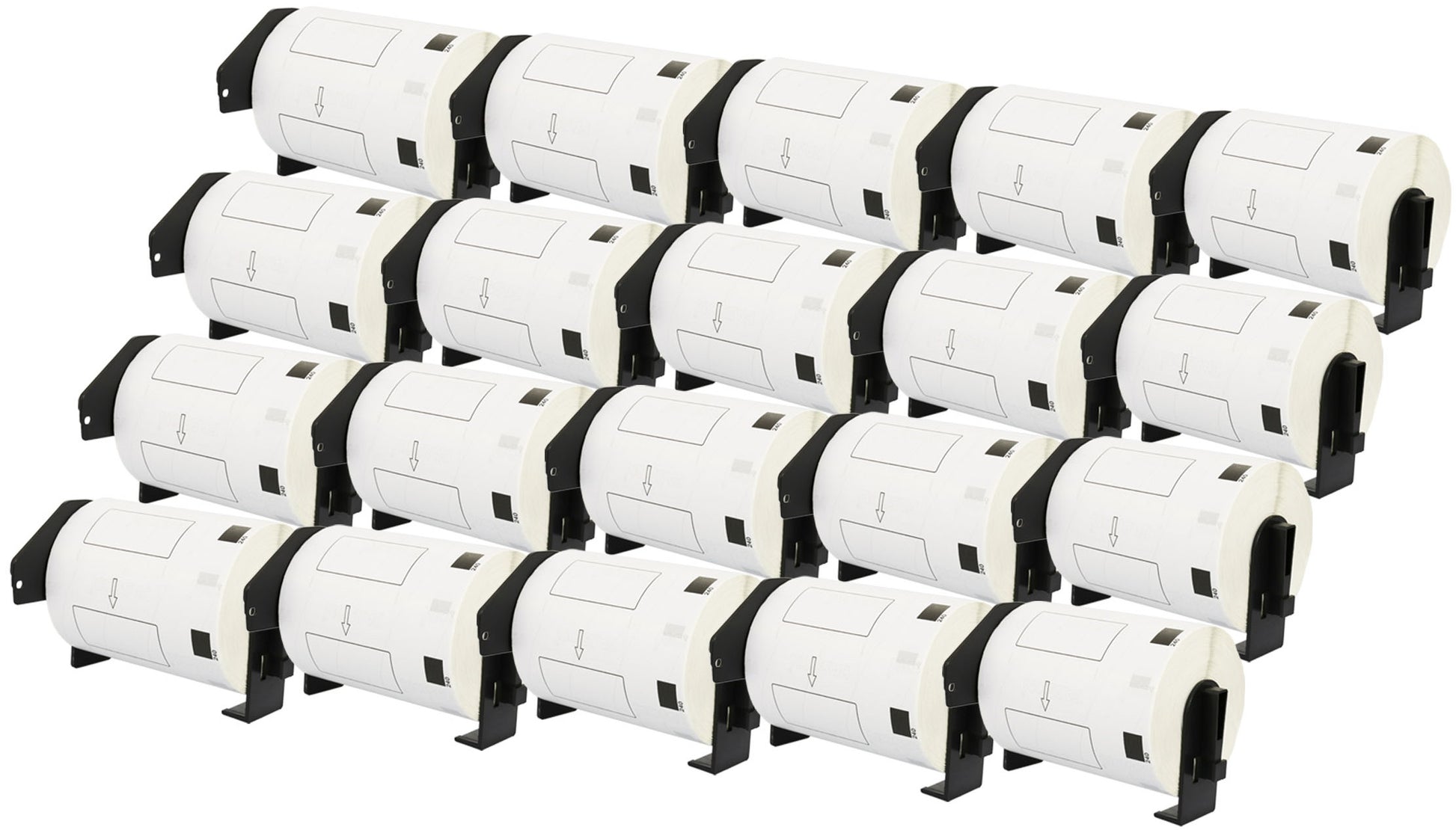 DK-11240 102 x 51 mm Compatible Barcode Labels Roll for Brother P-Touch QL-1050, QL-1050N, QL-1060N, QL-1100, QL-1110NWB - Printing Saver