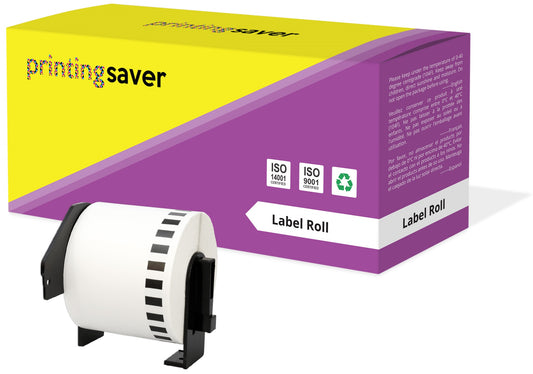 Compatible Roll DK22205 DK-22205 62mm x 30.48m Continuous Address Labels for Brother P-Touch QL-1050 QL-550 QL-500 QL-570 - Printing Saver