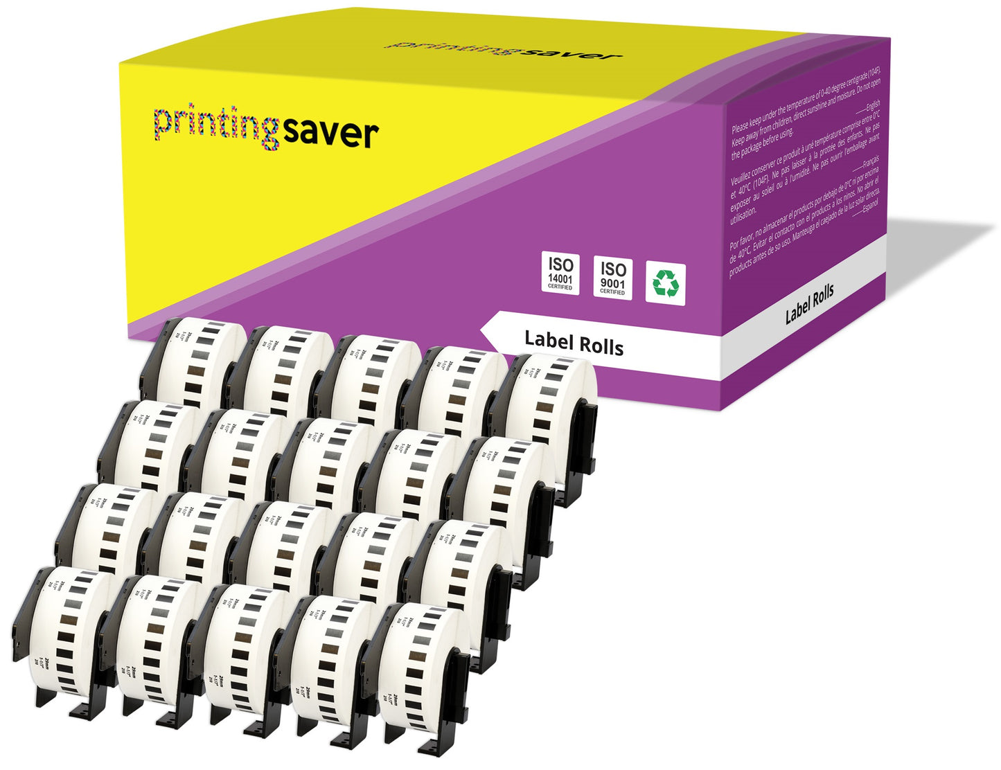 Compatible Roll DK22210 DK-22210 29mm x 30.48m Continuous Address Labels for Brother P-Touch QL-1050 QL-550 QL-500 QL-570 - Printing Saver