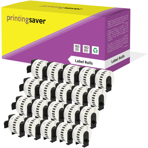 Compatible Roll DK22225 DK-22225 38mm x 30.48m Continuous Labels for Brother P-Touch - Printing Saver