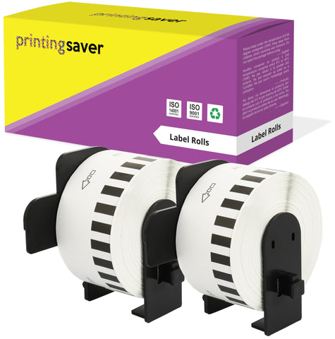 Compatible Roll DK22225 DK-22225 38mm x 30.48m Continuous Labels for Brother P-Touch - Printing Saver