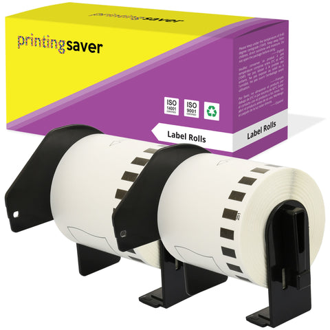 Compatible Roll DK22251 DK-22251 62mm x 15.24m Continuous Labels for Brother P-Touch - Printing Saver