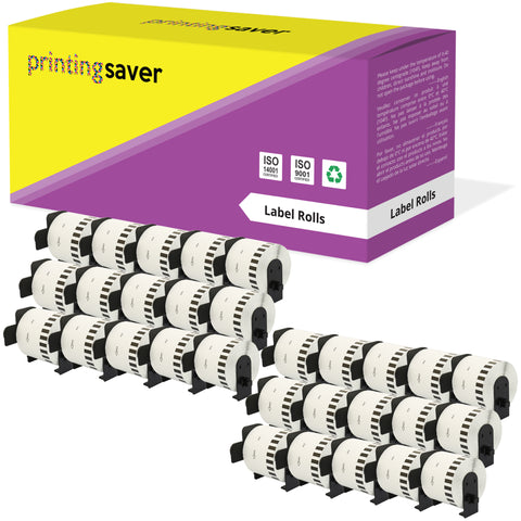 Compatible Roll DK44605 DK-44605 62mm x 30.48m Continuous Labels for Brother P-Touch - Printing Saver