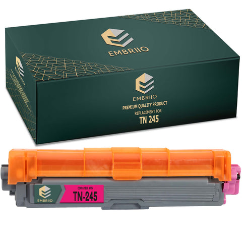 EMBRIIO TN245 TN-245M Magenta Compatible Toner Cartridge Replacement for Brother HL-3140CW 3150CDW 3170CDW DCP-9015CDW 9020CDW MFC-9140CDN 9330CDW 9340CDW 9332CDW 9142CDN
