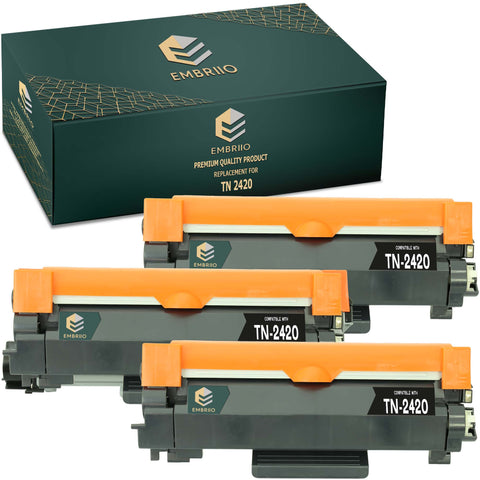 Compatible Brother TN-2420 TN2420 TN 2420 Toner Cartridge by EMBRIIO