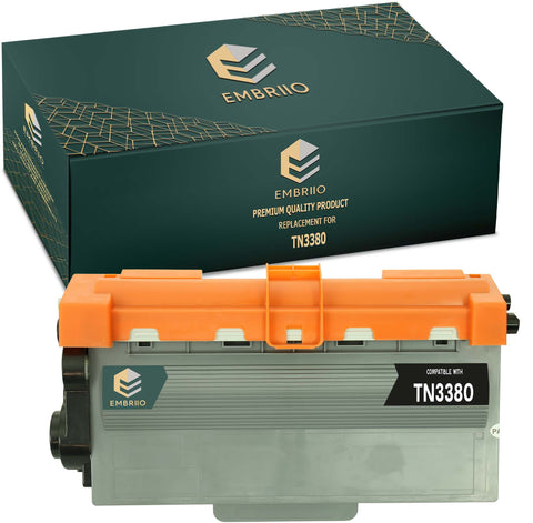 Compatible Brother TN-3380 TN3380 TN 3380 Toner Cartridge by EMBRIIO