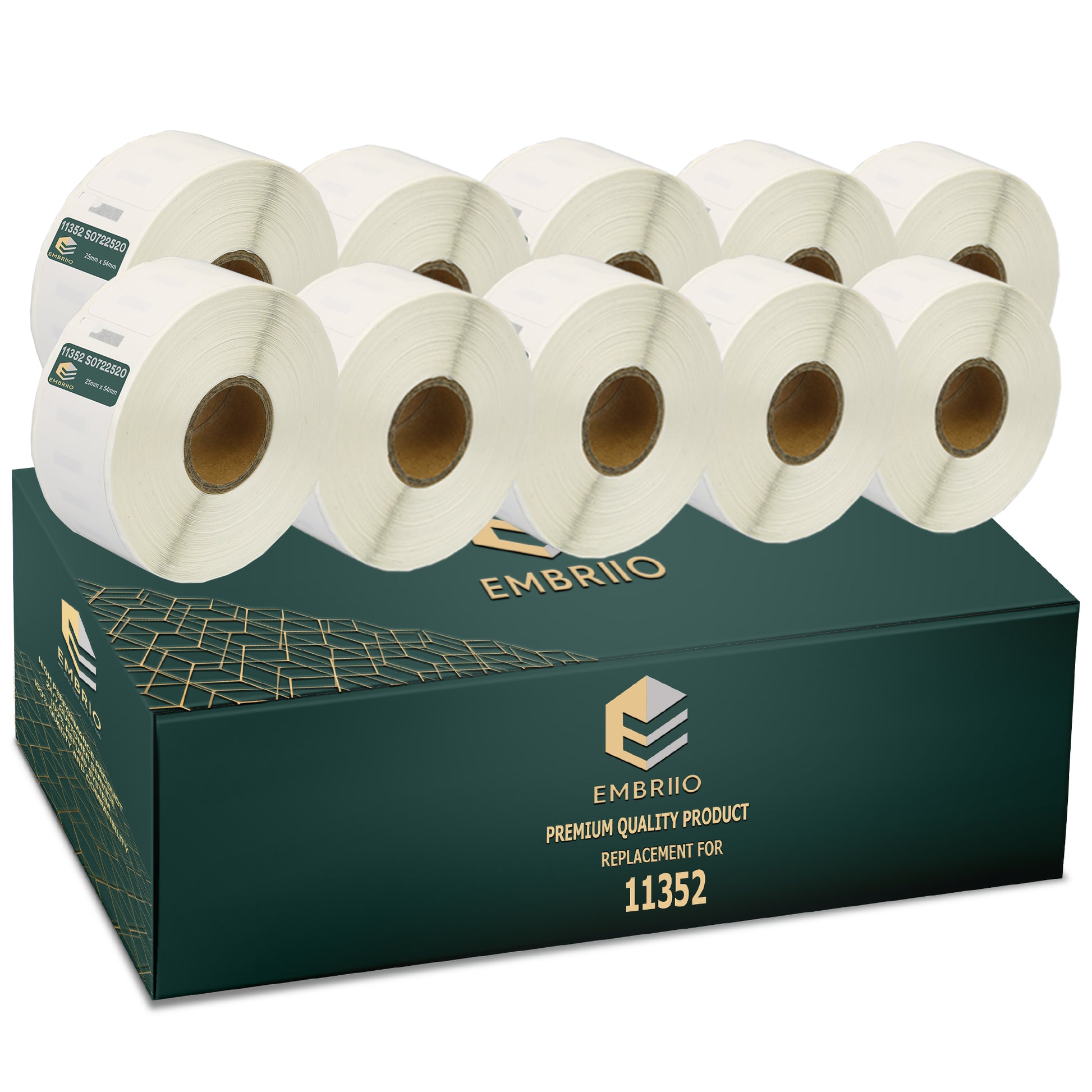 Compatible Dymo 11352 labels - Return Address Label Rolls - 25mm x 54mm
