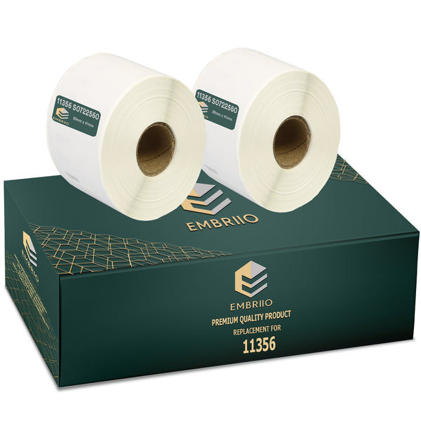 Compatible Dymo 11356 labels - Name Badge Label Rolls - 89mm x 41mm