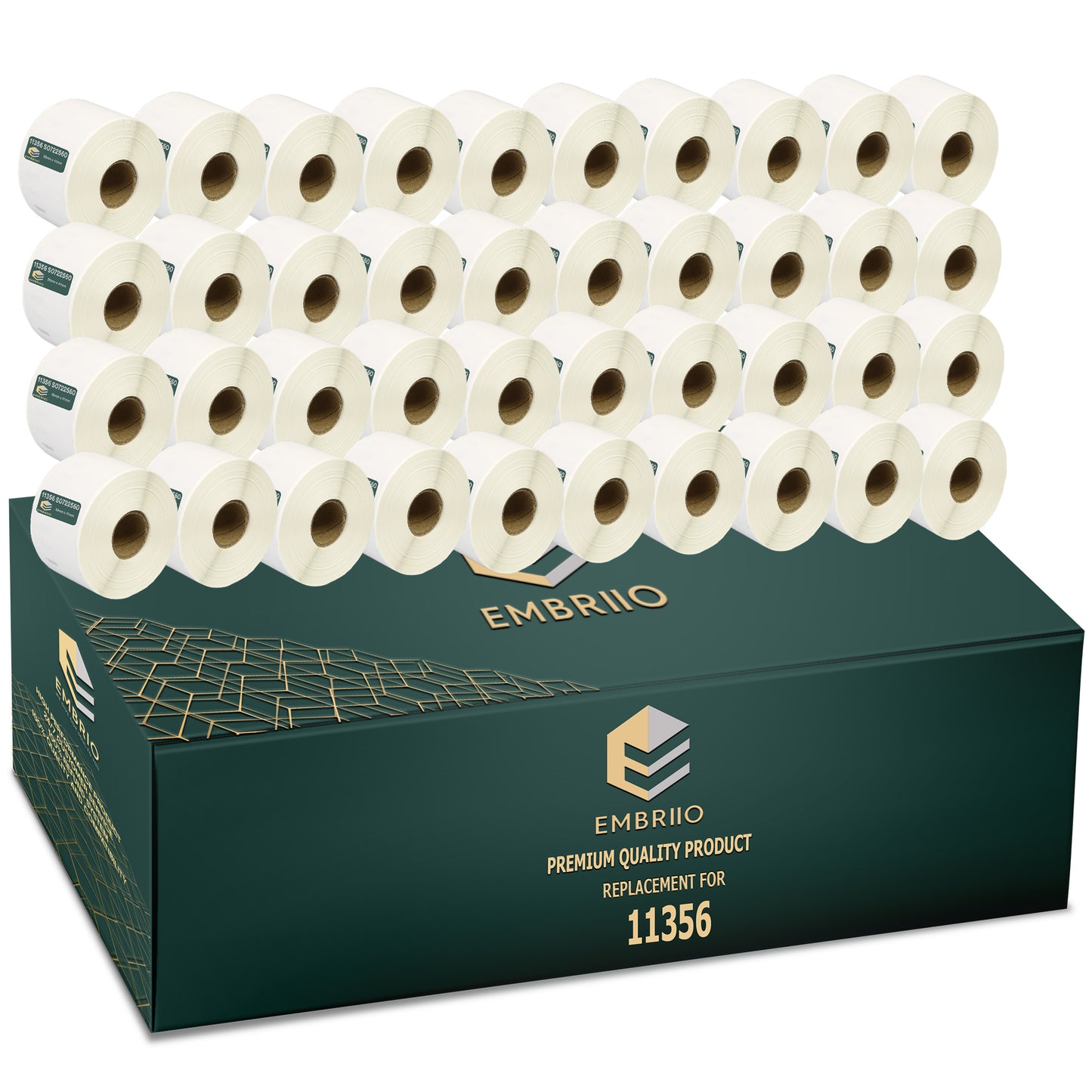 Compatible Dymo 11356 labels - Name Badge Label Rolls - 89mm x 41mm