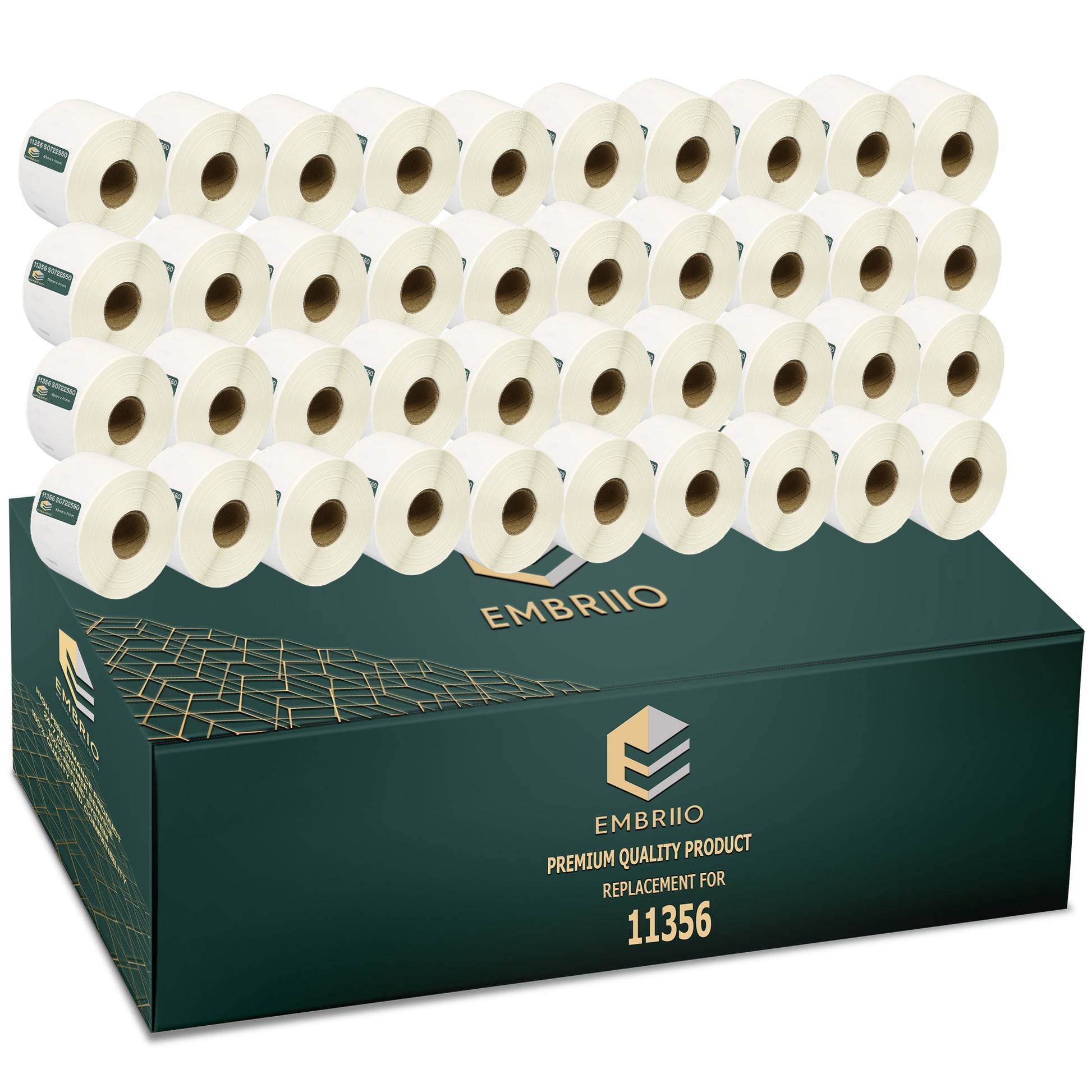 Compatible Dymo 11356 labels - Name Badge Label Rolls - 89mm x 41mm